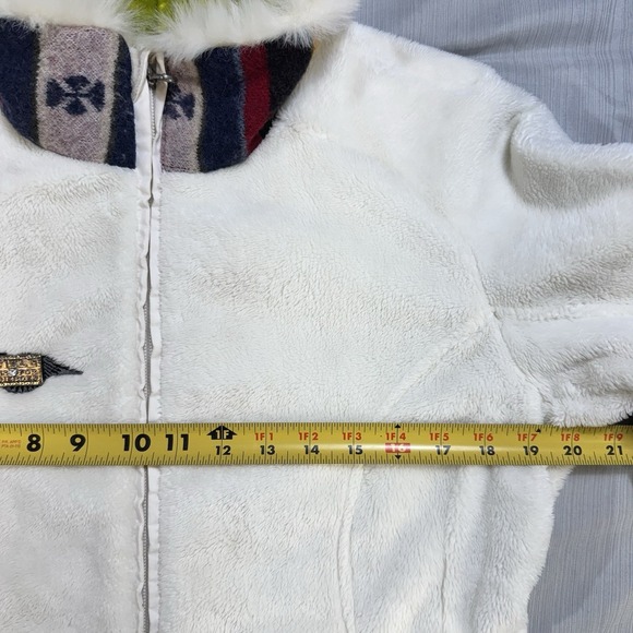 Hell Is For Heroes Ski Fleece Plush Aztec Velour Jacket - Picture 9 of 14